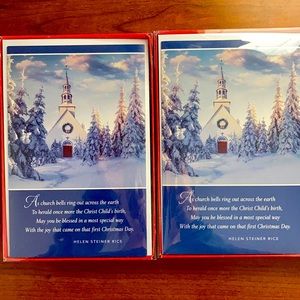 Christmas cards 4 packs of 16 cards & envelopes